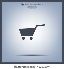 Vector shopping cart icon