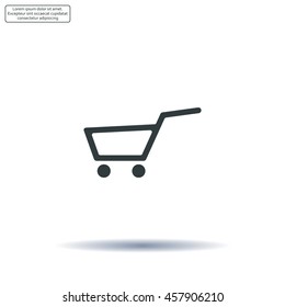 Vector shopping cart icon