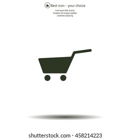 Vector shopping cart icon