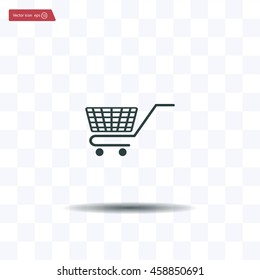 Vector shopping cart icon