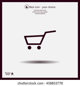 Vector shopping cart icon