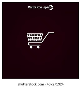 Vector shopping cart icon