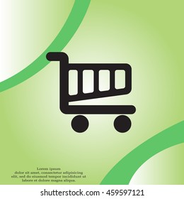 Vector shopping cart icon