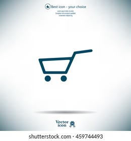 Vector shopping cart icon