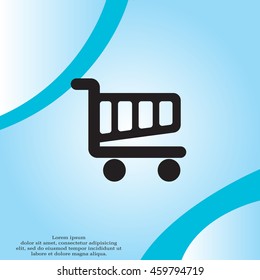 Vector shopping cart icon