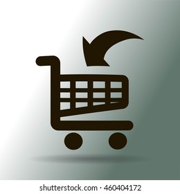 Vector shopping cart icon