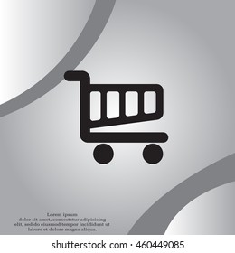 Vector shopping cart icon