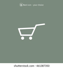 Vector shopping cart icon