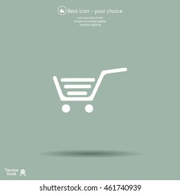Vector shopping cart icon