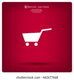 Vector shopping cart icon