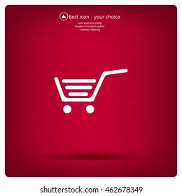 Vector shopping cart icon