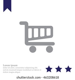 Vector shopping cart icon