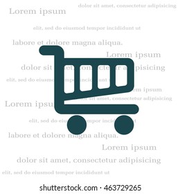 Vector shopping cart icon