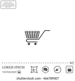 Vector shopping cart icon