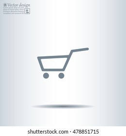 Vector shopping cart icon