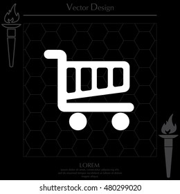 Vector shopping cart icon