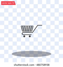 Vector shopping cart icon