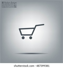 Vector shopping cart icon