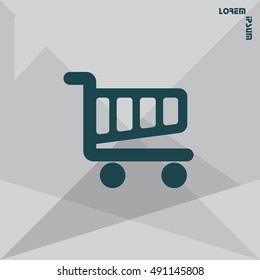 Vector shopping cart icon