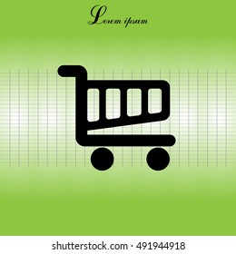 Vector shopping cart icon
