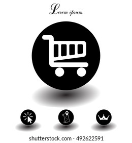 Vector shopping cart icon