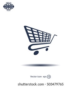 Vector shopping cart icon