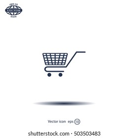 Vector shopping cart icon