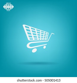 Vector shopping cart icon