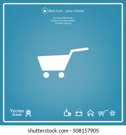 Vector shopping cart icon