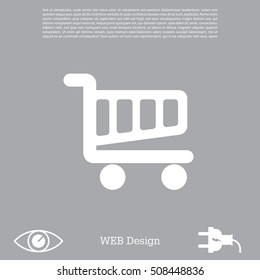 Vector shopping cart icon