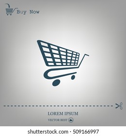 Vector shopping cart icon