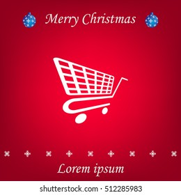 Vector shopping cart icon
