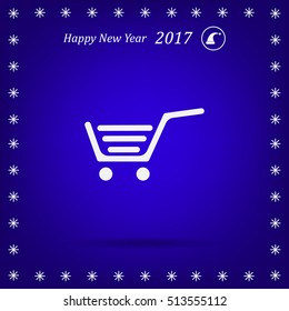 Vector shopping cart icon
