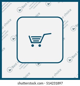 Vector shopping cart icon