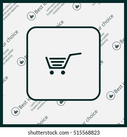Vector shopping cart icon