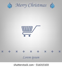 Vector shopping cart icon