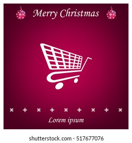 Vector shopping cart icon