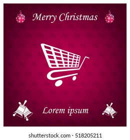 Vector shopping cart icon
