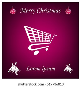 Vector shopping cart icon