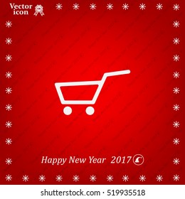Vector shopping cart icon