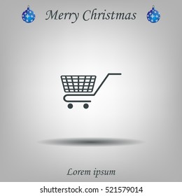 Vector shopping cart icon