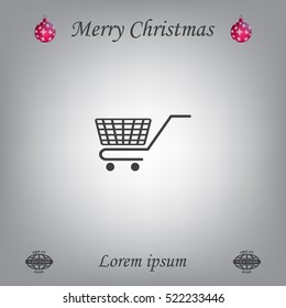 Vector shopping cart icon