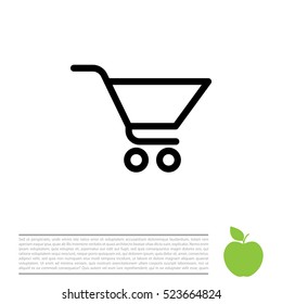 Vector shopping cart icon