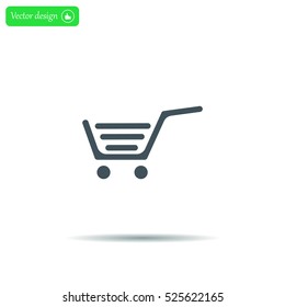 Vector shopping cart icon