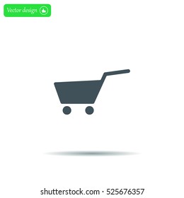 Vector shopping cart icon