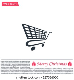 Vector shopping cart icon