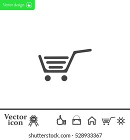 Vector shopping cart icon