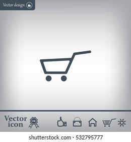 Vector shopping cart icon