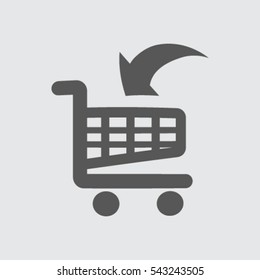 Vector shopping cart icon