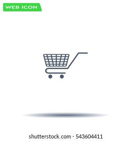 Vector shopping cart icon